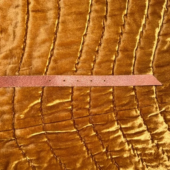 J. Crew Factory Brown Belt with Geometric Accents - Picture 4 of 4